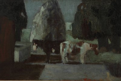 Garden Under the Moon or Quiet in the Estate by Pedro Figari